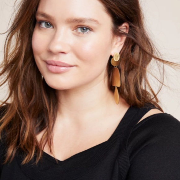 Anthropologie Jamie Open-Shoulder Knit Top Size SP - Picture 6 of 7